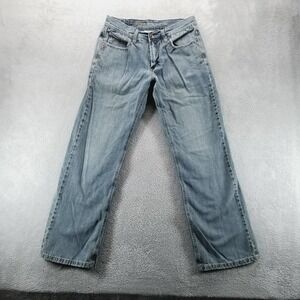 Urban Pipeline Jeans Mens 32x32 Blue Low Rise Straight Zip Pockets‎ Grunge